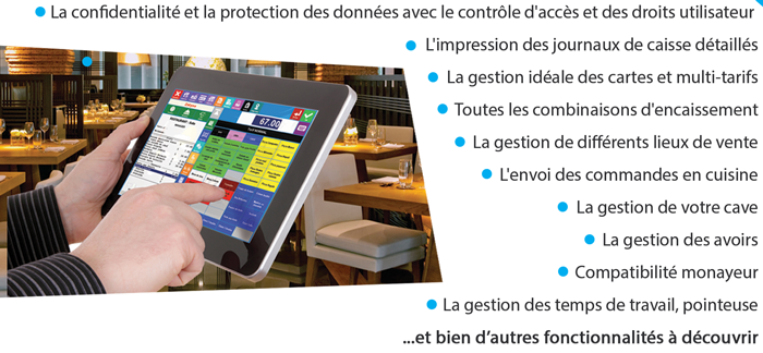 Caisse tactile avantages